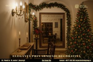 Decoratiuni de Craciun în stil interbelic: Eleganța nobilă a Eko Group Vila pentru Crăciunul anilor ’30